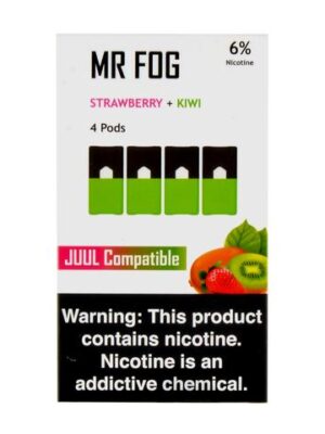 Mr Fog Strawberry + Kiwi 4 Pods